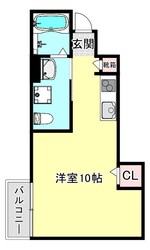 バローニB棟の物件間取画像